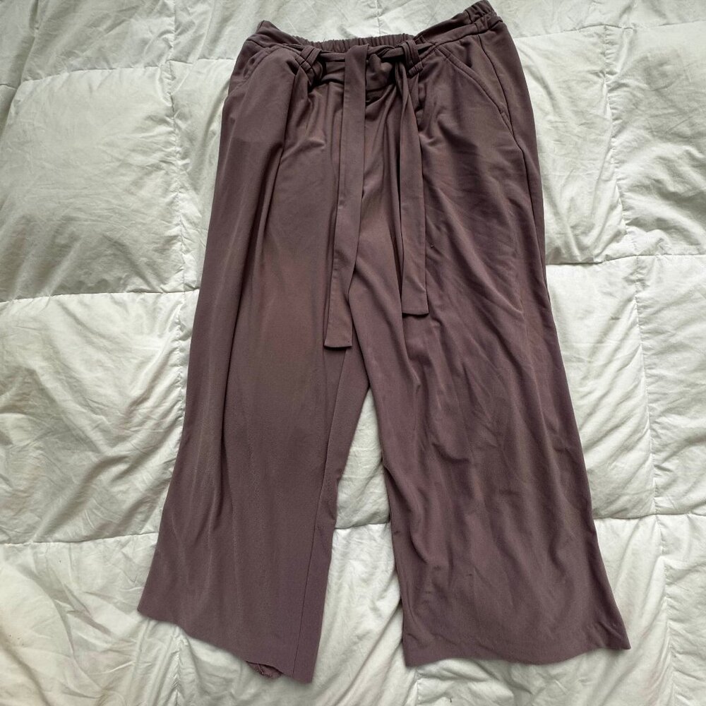 Casual Purple Pants